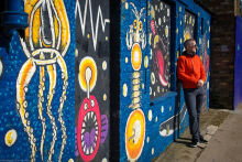 Grafitti portrait